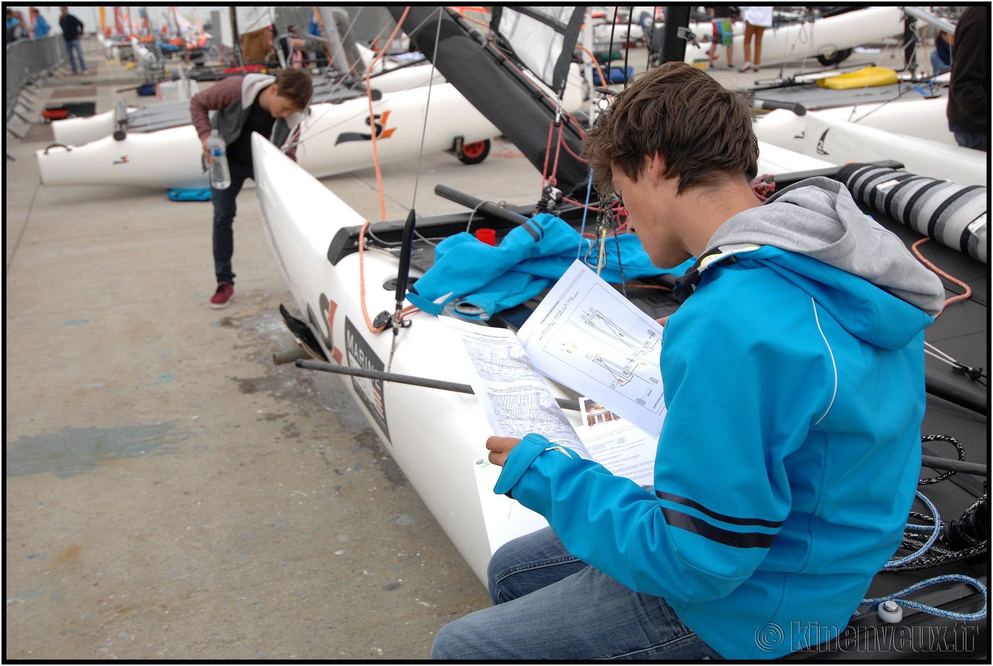 kinenveux_07_nationalcatamans.jpg - Coupe Nationale Jeunes Catamarans 2015 - Le Havre - Centre Nautique Paul Vatine