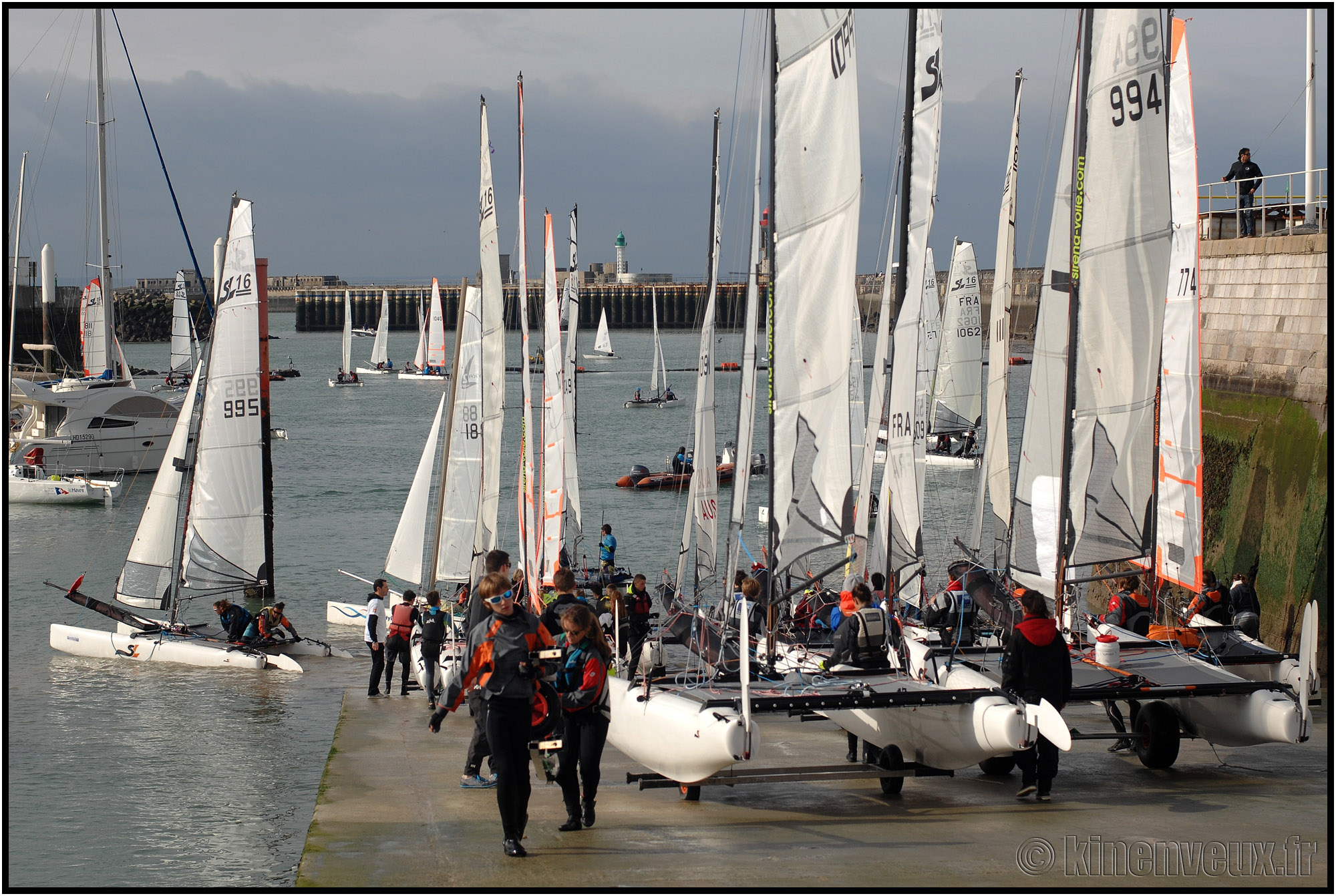 kinenveux_24_nationalcatamans.jpg - Coupe Nationale Jeunes Catamarans 2015 - Le Havre - Centre Nautique Paul Vatine