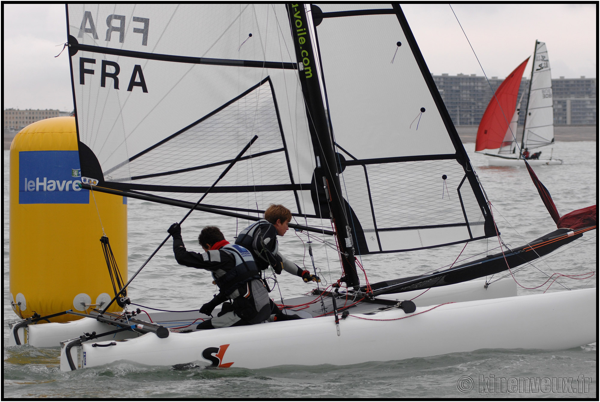 kinenveux_52_nationalcatamans.jpg - Coupe Nationale Jeunes Catamarans 2015 - Le Havre - Centre Nautique Paul Vatine