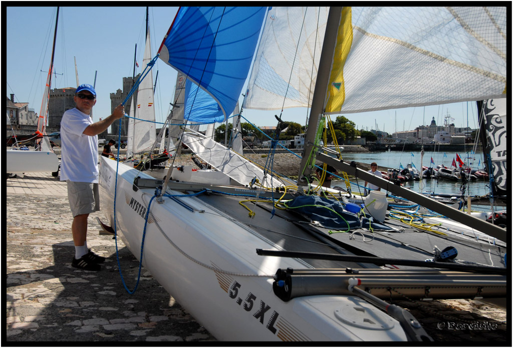 kinenveux_27_Baleines2011.jpg - Raid des Baleines 2011 * Préparatifs cale St Jean d'Acre / La Rochelle