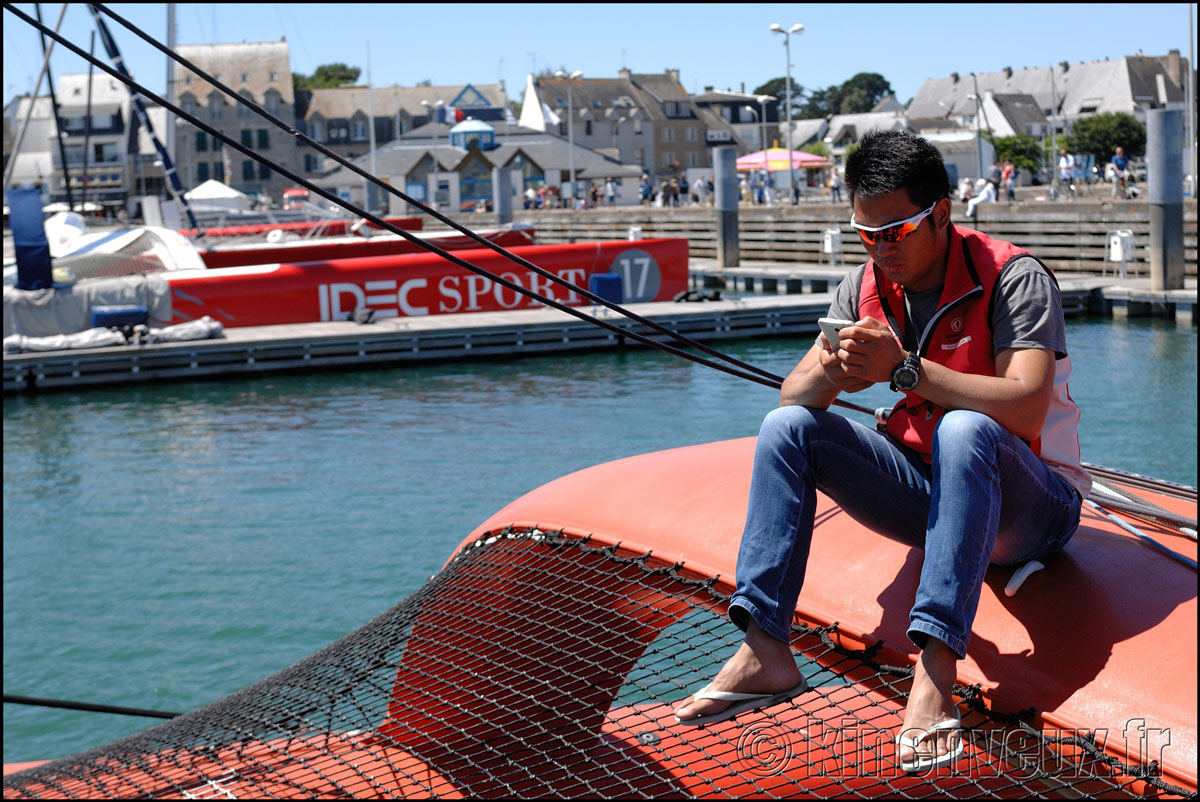 Leo, équipier à bord de Qingdao China