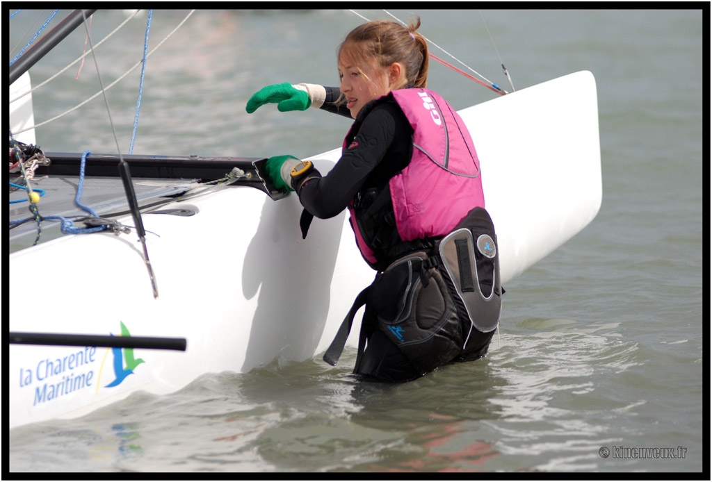 kinenveux_21_ligue_CNPA2013.jpg - régate de Ligue catamarans - CNPA La Flotte - 23/24 Mars 2013