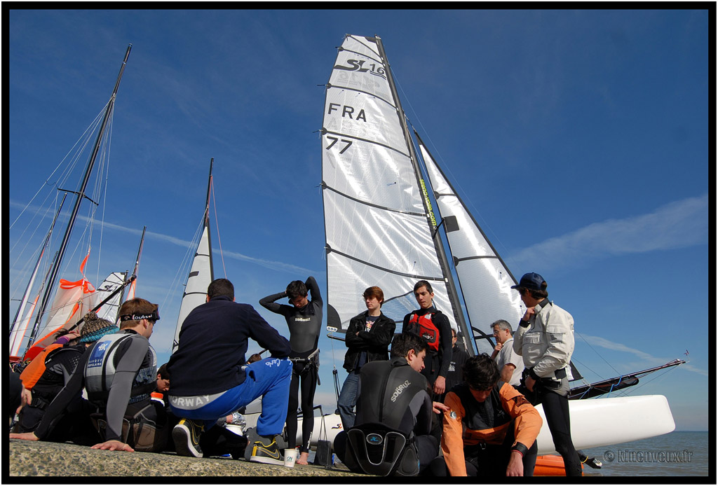 kinenveux_33_ligue_CNPA2013.jpg - régate de Ligue catamarans - CNPA La Flotte - 23/24 Mars 2013