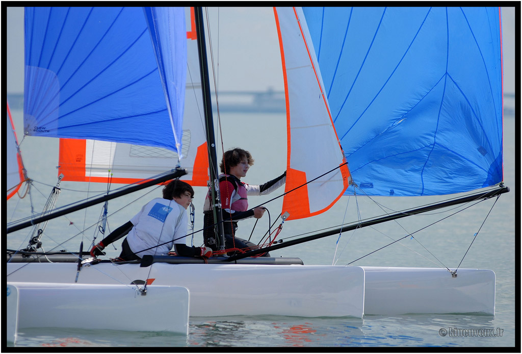 kinenveux_50_ligue_CNPA2013.jpg - régate de Ligue catamarans - CNPA La Flotte - 23/24 Mars 2013