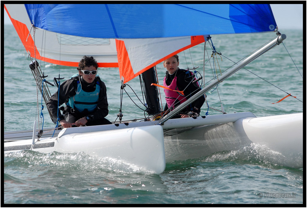 kinenveux_59_ligue_CNPA2013.jpg - régate de Ligue catamarans - CNPA La Flotte - 23/24 Mars 2013